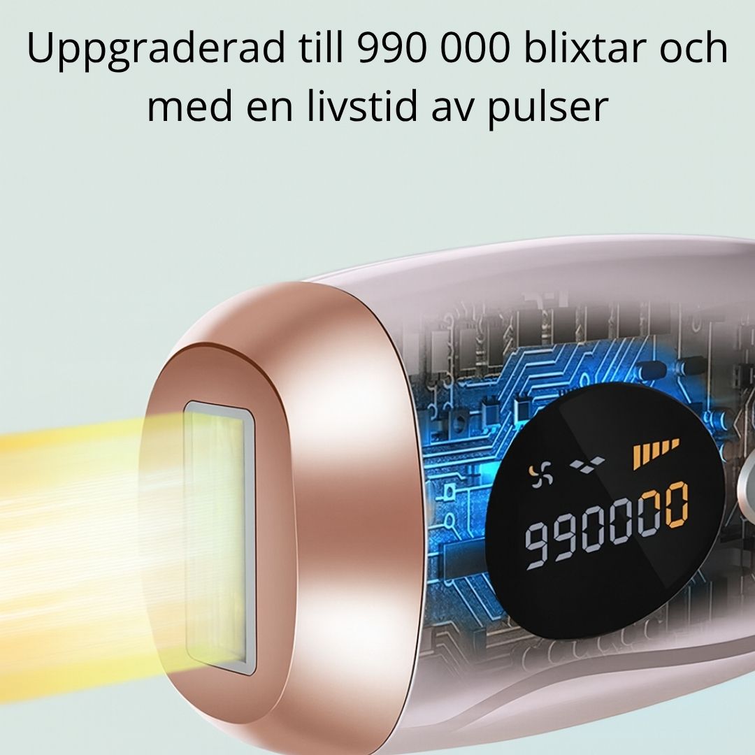 SilkPro X1 IPL Hårborttagning för Permanent Slät Hud