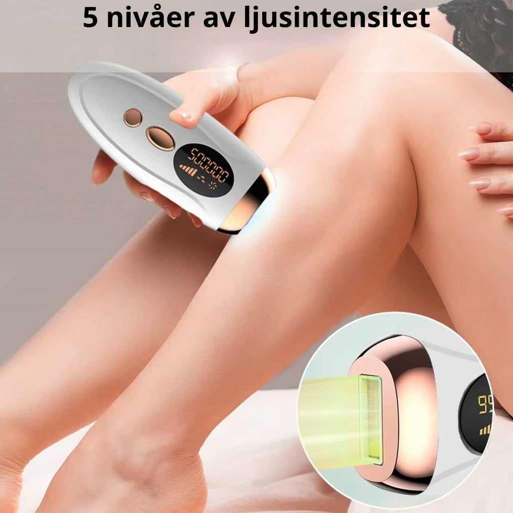 SilkPro X1 IPL Hårborttagning för Permanent Slät Hud