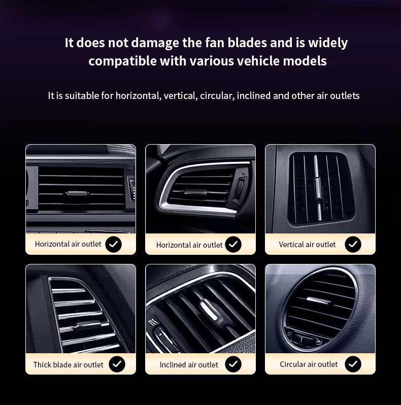 Bil-luftfräschare med Atmosfärsljus & Musikrytm – Fräsch luft i takt med din stil