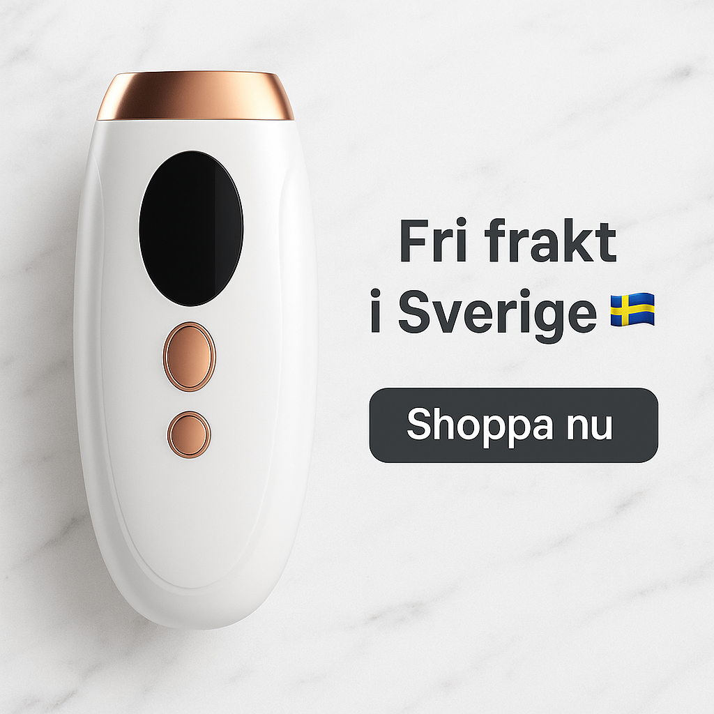 SilkPro X1 IPL Hårborttagning för Permanent Slät Hud