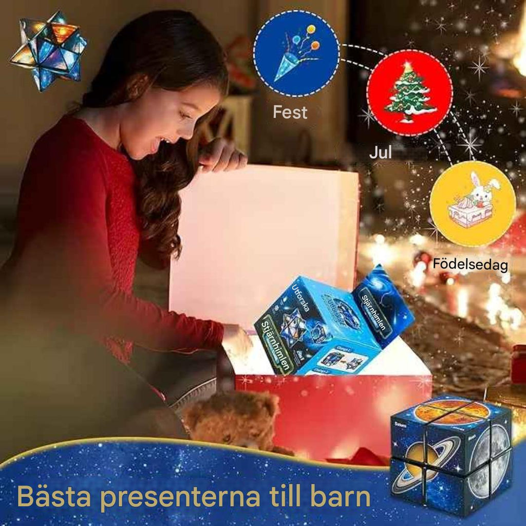 2-i-1 Galaxy Magic Cube™ – Infinity Fidget Cube