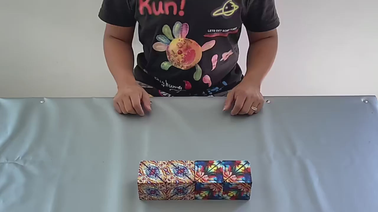 Magisk Formskiftar-Kub – Förvandlas till över 70 Former | Anti-Stress & Kreativ 3D-Leksak